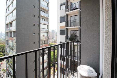 Varanda de apartamento à venda com 1 quarto, 27m² em Vila Olímpia, São Paulo