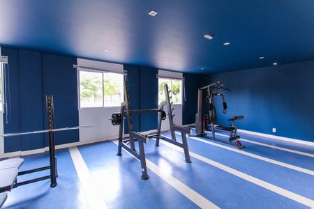 Apartamento à venda com 40m², 2 quartos e 1 vaga Apartamento à venda com 40m², 2 quartos e 1 vagaÁrea comum - Academia