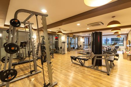 Apartamento à venda com 47m², 1 quarto e 1 vaga Apartamento à venda com 47m², 1 quarto e 1 vagaÁrea comum - Academia