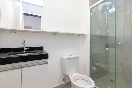 Studio para alugar com 27m², 1 quarto e sem vaga Studio para alugar com 27m², 1 quarto e sem vagaBanheiro