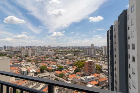 Varanda da Sala vista de apartamento para alugar com 2 quartos, 42m² em Vila Prudente, São Paulo