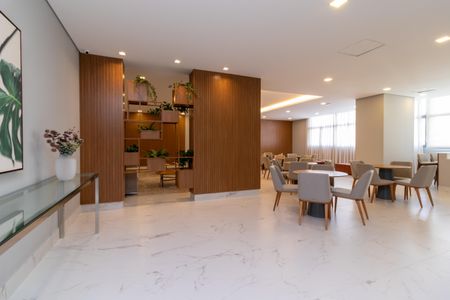 Apartamento à venda com 64m², 2 quartos e 1 vagaÁrea comum - Salão de festas 2