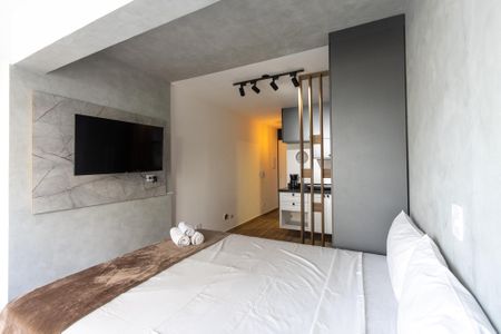 Apartamento à venda com 25m², 1 quarto e sem vaga Apartamento à venda com 25m², 1 quarto e sem vagaSala/Quarto