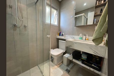 Apartamento à venda com 76m², 3 quartos e 2 vagasBanheiro da Suíte