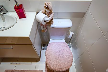 Casa de condomínio à venda com 177m², 4 quartos e 3 vagasBanheiro da Suíte 3