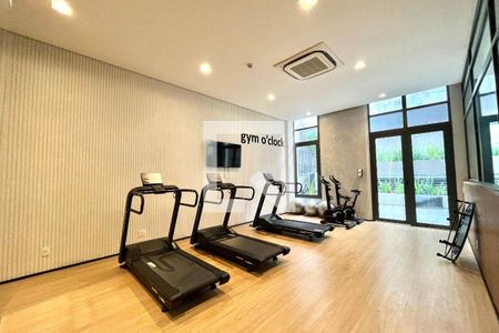 Studio para alugar com 25m², 0 quarto e sem vaga Studio para alugar com 25m², 0 quarto e sem vagaÁrea comum - Academia