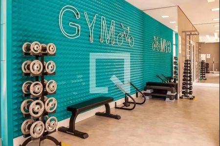 Apartamento à venda com 44m², 1 quarto e 1 vaga Apartamento à venda com 44m², 1 quarto e 1 vagaÁrea comum - Academia