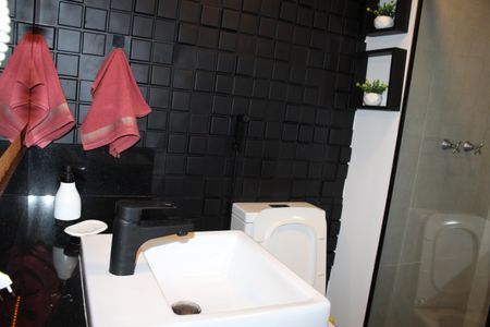 Apartamento à venda com 74m², 1 quarto e 1 vagaBanheiro