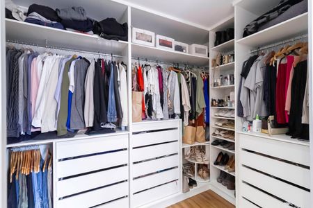 Apartamento à venda com 117m², 3 quartos e 4 vagasCloset da suíte