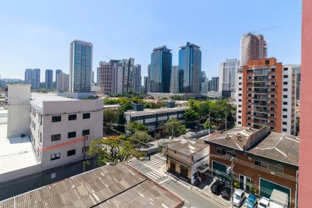 Sala - Vista de apartamento para alugar com 2 quartos, 53m² em Chácara Santo Antônio (zona Sul), São Paulo