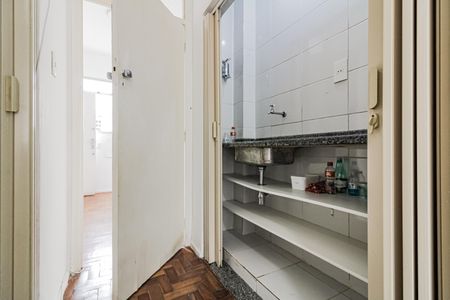 Apartamento à venda com 46m², 1 quarto e sem vagaCozinha 