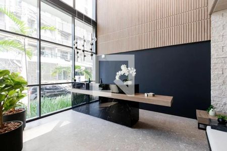 Studio para alugar com 27m², 1 quarto e sem vaga Studio para alugar com 27m², 1 quarto e sem vagaHall Social