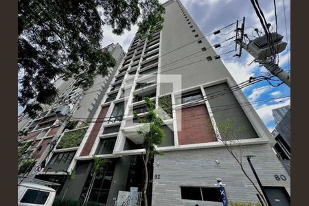 Studio para alugar com 27m², 1 quarto e sem vaga Studio para alugar com 27m², 1 quarto e sem vagaFachada