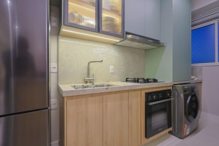 Apartamento à venda com 70m², 3 quartos e 2 vagasCozinha 