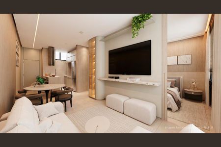 Apartamento à venda com 43m², 1 quarto e 1 vaga