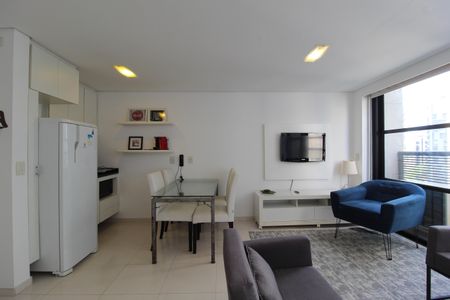 Studio à venda com 45m², 1 quarto e 1 vagaSala/Cozinha