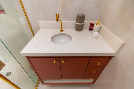 Casa de condomínio à venda com 76m², 2 quartos e 1 vagaBanheiro da Suíte 2