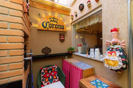 Casa de condomínio à venda com 76m², 2 quartos e 1 vagaÁrea gourmet