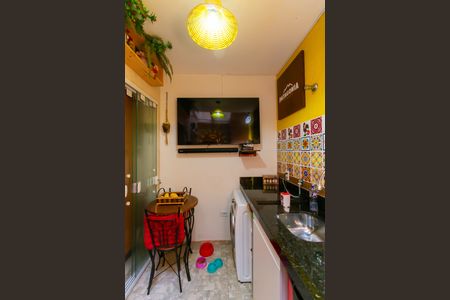 Casa de condomínio à venda com 76m², 2 quartos e 1 vagaÁrea gourmet