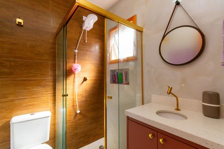 Casa de condomínio à venda com 76m², 2 quartos e 1 vagaBanheiro da Suíte 2