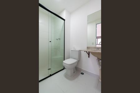 Apartamento para alugar com 28m², 1 quarto e sem vaga Apartamento para alugar com 28m², 1 quarto e sem vagaBanheiro da Suíte