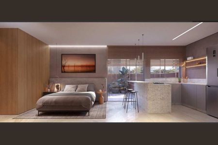 Apartamento à venda com 95m², 1 quarto e 1 vaga