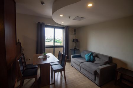 Sala de apartamento à venda com 1 quarto, 33m² em Brooklin, São Paulo