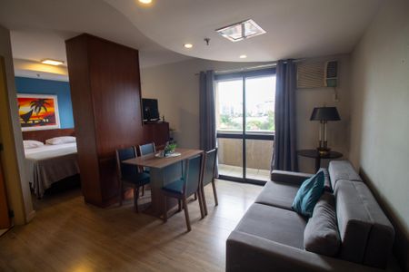 Sala de apartamento à venda com 1 quarto, 33m² em Brooklin, São Paulo