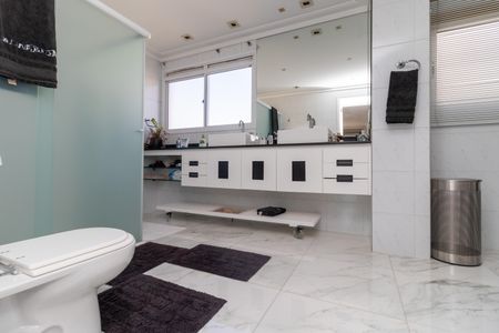 Apartamento à venda com 346m², 7 quartos e 6 vagas Apartamento à venda com 346m², 7 quartos e 6 vagasBanheiro da Suite Master
