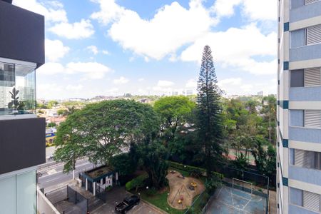 Sala - Vista de apartamento para alugar com 2 quartos, 34m² em Santo Amaro, São Paulo