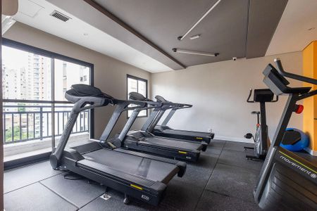 Studio à venda com 28m², 1 quarto e sem vaga Studio à venda com 28m², 1 quarto e sem vagaAcademia