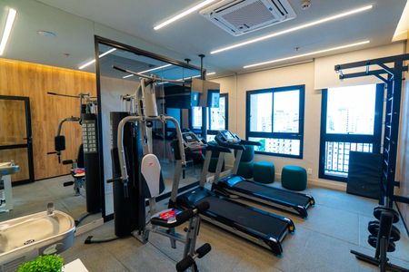 Studio à venda com 23m², 1 quarto e sem vaga Studio à venda com 23m², 1 quarto e sem vagaÁrea comum - Academia