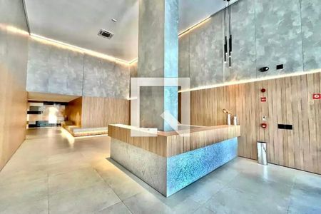 Studio à venda com 26m², 1 quarto e sem vaga Studio à venda com 26m², 1 quarto e sem vagaHall social