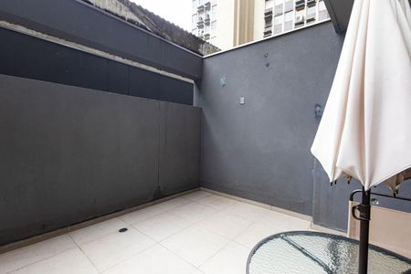 Studio à venda com 32m², 1 quarto e sem vagaVaranda 