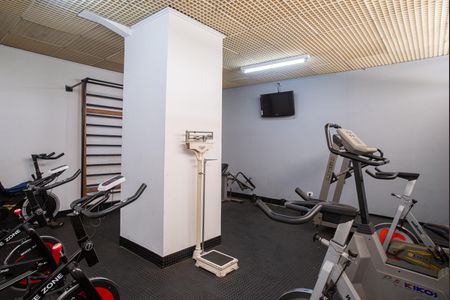 Apartamento à venda com 35m², 1 quarto e 1 vaga Apartamento à venda com 35m², 1 quarto e 1 vagaÁrea comum - Academia