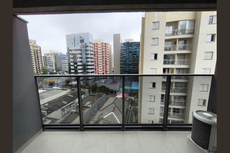 Varanda de kitnet/studio à venda com 1 quarto, 23m² em Paraíso, São Paulo