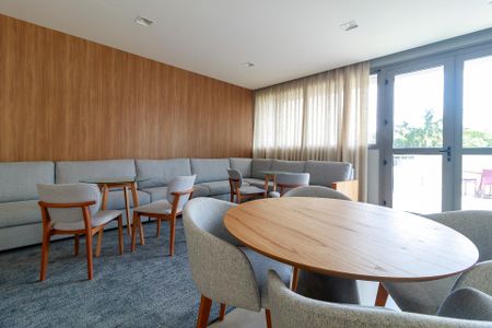 Apartamento para alugar com 54m², 1 quarto e 1 vaga Apartamento para alugar com 54m², 1 quarto e 1 vagaÁrea comum - Salão de Festas