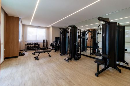 Apartamento para alugar com 54m², 1 quarto e 1 vaga Apartamento para alugar com 54m², 1 quarto e 1 vagaÁrea comum - Academia