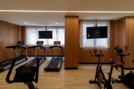 Apartamento para alugar com 52m², 1 quarto e 1 vaga Apartamento para alugar com 52m², 1 quarto e 1 vagaAcademia