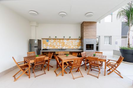 Apartamento à venda com 34m², 2 quartos e sem vagaChurrasqueira