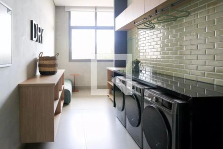 Studio para alugar com 27m², 1 quarto e sem vaga Studio para alugar com 27m², 1 quarto e sem vagaLavanderia prédio