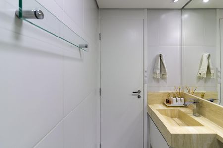 Apartamento à venda com 69m², 2 quartos e 1 vaga Apartamento à venda com 69m², 2 quartos e 1 vagaBanheiro Social