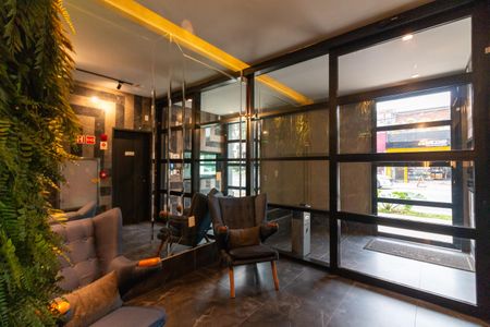 Studio à venda com 25m², 1 quarto e sem vaga Studio à venda com 25m², 1 quarto e sem vagaHall de entrada