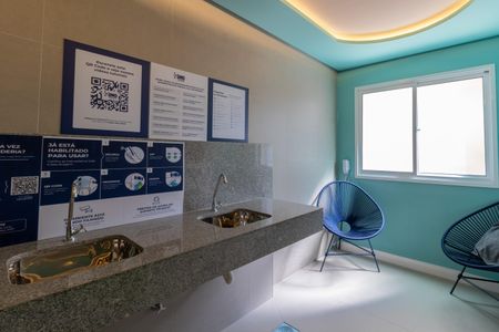 Apartamento à venda com 40m², 2 quartos e sem vagaÁrea comum - Lavanderia