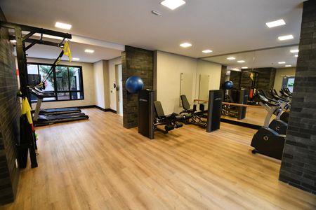 Apartamento à venda com 49m², 1 quarto e 2 vagasÁrea comum - Academia