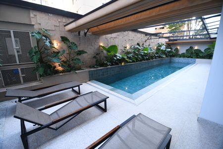 Apartamento à venda com 49m², 1 quarto e 2 vagasÁrea comum - Piscina