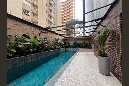 Apartamento à venda com 49m², 1 quarto e 2 vagas Apartamento à venda com 49m², 1 quarto e 2 vagasÁrea comum - Piscina