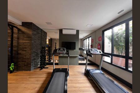 Apartamento à venda com 49m², 1 quarto e 2 vagas Apartamento à venda com 49m², 1 quarto e 2 vagasÁrea comum - Academia