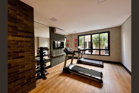 Apartamento à venda com 49m², 1 quarto e 2 vagas Apartamento à venda com 49m², 1 quarto e 2 vagasÁrea comum - Academia