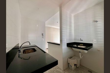 Apartamento à venda com 49m², 1 quarto e 2 vagas Apartamento à venda com 49m², 1 quarto e 2 vagasCozinha Area de serviço